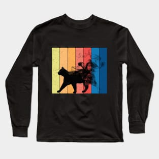 Smokey Black Cat Long Sleeve T-Shirt